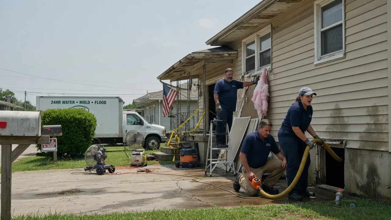 Water Damage Repair in Fall River, KS near me